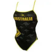 Turbo Australia Kangaroo Signal Badeanzug Mit Dünnen Trägern