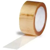 Transpak Klebeband Breite 50mm, Länge 66m, Stärke 60µ PP transparent Kautschuk-Kleber leise abrollbar