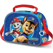 KARACTERMANIA Paw Patrol Kinder Lunchtasche mit 3D-Motiv, Abmessungen ca. 20 x 26 x 10 cm