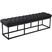 CLP Sitzbank Amun, 307235, bis 150 kg, aus Stoff, schwarz, 150 x 38 cm