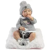 MuÑecas Guca Alex Baby Reborn Haarlos 42-46 Cm