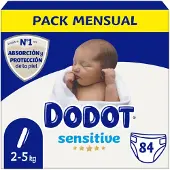 Dodot Größe 1 Sensitive Windeln 84 Einheiten