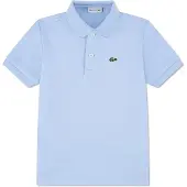 Lacoste Kids Pique Kurzarm-poloshirt Blau 10 Years Junge Blau 10 Years