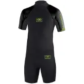 Ocean & Earth Surf School Spring 2 Mm Kurzarm-shorty Mit Rückenreißverschluss