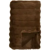 House Nordic Decke Galena Plaid 180 x 130 cm, Braun
