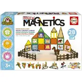 Educa Magnetisches Konstruktionsspiel Öko-bauernhof 28 Stücke Mehrfarbig Mehrfarbig One Size