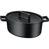 WMF Flavour 05.5533.4290, 8,6 l, Oval, Schwarz, Eisenguss, Schwarz, Eisenguss