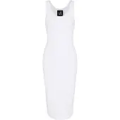 Armani Exchange für Damen. XW000820AF13729U0002 Weißes Kleid für Frauen (M), Lässig, Viskose