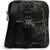 Replay Umhängetasche Reporter Bag Washed Black schwarz