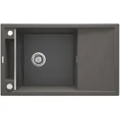 Deante Zrm T113 Magnetische Granitspüle Mit 1 Becken Und Abtropffläche