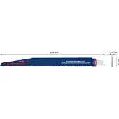 Bosch EXPERT ‘Multi Material’ S 1256 XHM Säbelsägeblatt - 2608900394