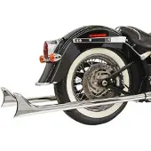 Bassani Xhaust Slip-on True Dual Harley Davidson Ref:1s26e-39 Nicht Homologiertes Vollständiges Auspuffsystem