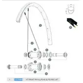 Mavic Allroad Ust Disc 2018 Vorderradfelge