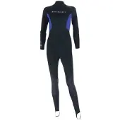 Aqua Lung Skin 0.5 Mm Neopren-anzug Mit Langen Ärmeln Und Reißverschluss Am Rücken Für Damen