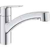GROHE Start, Ziehen, Chrom, Hebelgriffe, Einzelbild, 3/8", Spray, Stream