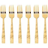 Sambonet Kuchengabeln Jungle Pack Gold (6er-Set)