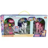 Dimasa Set Mit 2 Ponys Mit Zubehör