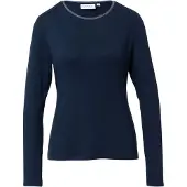 Comma T-shirts Marine Größe: 46 | Longsleeves Outlet | Damen