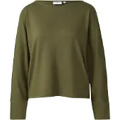 Comma T-shirts Dark Green Größe: 36 | Longsleeves Outlet | Damen | Grün