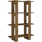vidaXL Bücherregal/Raumteiler Räuchereiche 80x30x123,5 cm 813575