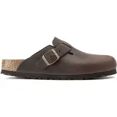 Birkenstock Boston BS Elegant Pin Sandalen aus geöltem Leder in Braun – 5.5 UK - 39 EU - 8/8.5F - 6/6.5M US / Brown