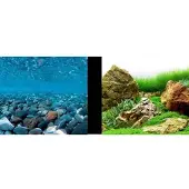Marina 3d-fluss Und Japanischer Garten Aquarium Hintergrund
