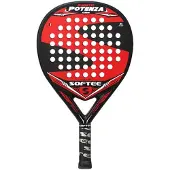 Softee Potenza Magnetic Padelschläger Rot,Schwarz Rot,Schwarz One Size