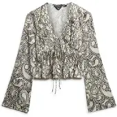 Superdry 70s Pleated Langarmbluse
