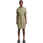 G-Star Belted Kleid - Grün - Damen - XXS