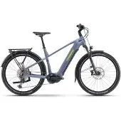 Haibike TREKKING 7.5 blue slate/yellow glänzend 27,5" 720 Wh Diamant E-Tourenbike in Hellblau