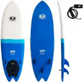 CBC Fish Soft Surfboard Wellenreiter 21 Wave Welle Surf Board2, Größe: 6'2''