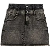 G-Star Carter Double Waistband Mini Skirt - Mittelblau - Damen - 26