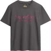Superdry Venue Metallic Relaxed Kurzarm-t-shirt
