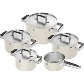 Zwilling Pure Kochgeschirrset 5-tlg. 18/10 elfenbeinfarben