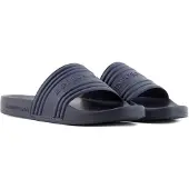 Emporio Armani für Herren. EM002246_AF16403 Flip Flops Logo Tape navy (39), Schwarz, Wohnung, Keine, Strandbekleidung