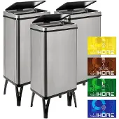 Wellhome Intelligente Mülleimer 50l 3 Einheiten