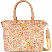 Oilily Hester Handbag Petal Park Paisley: Shifting Sand