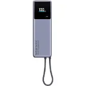 Xiaomi 165W Power Bank 10000mAh Integrated Cable GL Grau