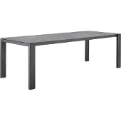 Solpuri Mono Tisch Edelstahl Anthrazit 240x100 cm