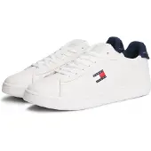 Tommy Hilfiger Bianco Polyurethan Herren Sneakers