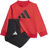 Adidas Trainingsanzug SPORTSWEAR "ESSENTIALS KIDS", Babys, Gr. 62, rot (pure ruby, schwarz), Obermaterial: 70% Baumwolle, 30% Polyester, Sportanzüge Trainingsanzug