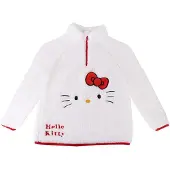 Hello Kitty Teddyfleece-Pulli, Weiß, 10 Jahre