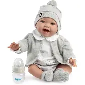 MuÑecas Guca Zuri Beschwerte Reborn Baby 42 Cm Grau Kinder Grau One Size