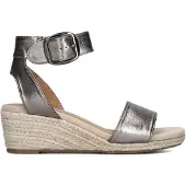 Omoda Damen Espadrilles 0577-2 - Zilver - Größe 36
