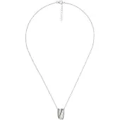 Orphelia Damen-Kette aus 925er Sterlingsilber mit Anhänger – Silber/Schwarz ZH-6038/2