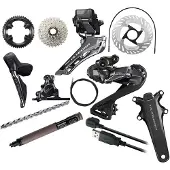 Shimano Ultegra Di2 R8150p Power Meter 2x12s Fahrradkomponentengruppe