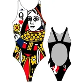 Turbo Queen Of Hearts Badeanzug