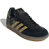 Adidas Kinder Samba Messi IN Hallenfußballschuhe Core Black/Gold Metallic/Gum
