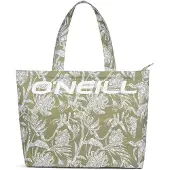 O'Neill Damen Herren Uni Strandtasche Tragetasche Coastal Print Tote, Farbe:Mehrfarbig, Artikel:-36077 green textured jungle