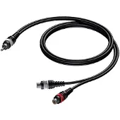 Procab Kabel Kabel CAB727/0.25, RCA (M) do 2x RCA (F) (0,25m)